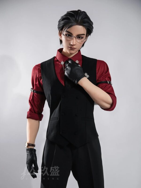 F5689—185cm/6ft1-45kg Gavin 7.09in Dildo Premium Silicone Head Femboy Male Sex Doll for Roleplay & Fetish Scenarios | Jiusheng Doll - Image 17