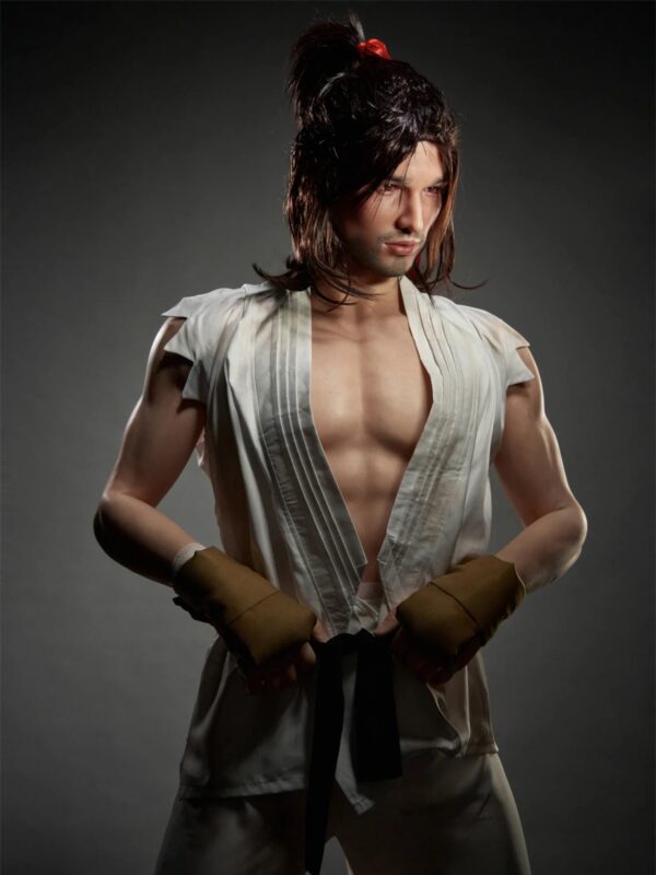 F234-176cm/ 5ft9-40kg Street Fighter Femboy Silicone Male Anime Sex Doll -Irontech Doll - Image 3
