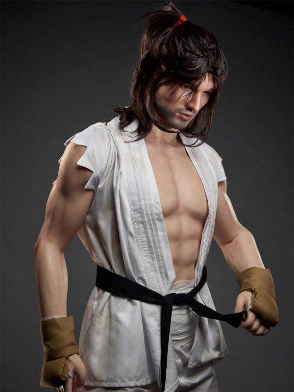 F234-176cm/ 5ft9-40kg Street Fighter Femboy Silicone Male Anime Sex Doll -Irontech Doll - Image 6