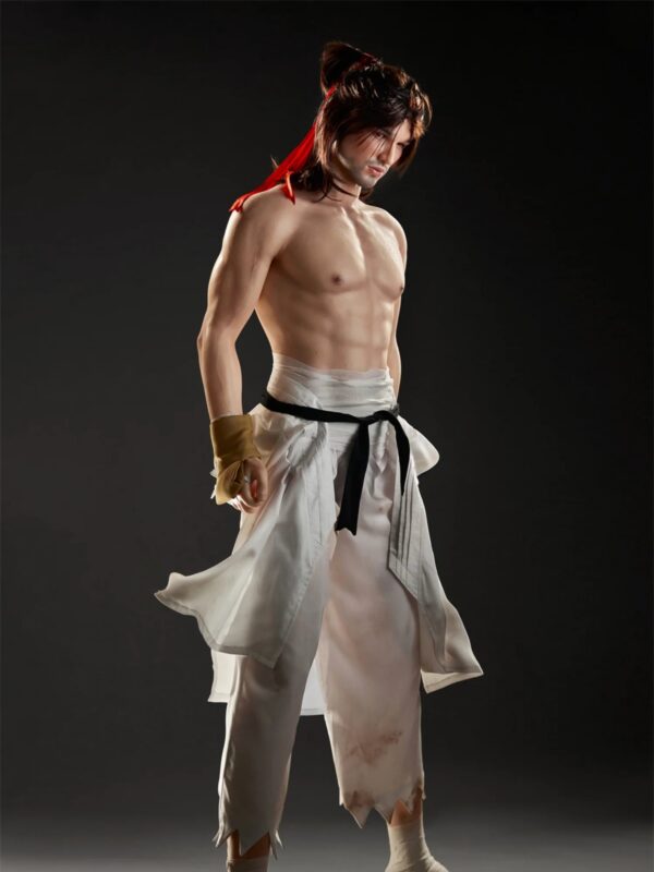 F234-176cm/ 5ft9-40kg Street Fighter Femboy Silicone Male Anime Sex Doll -Irontech Doll - Image 9