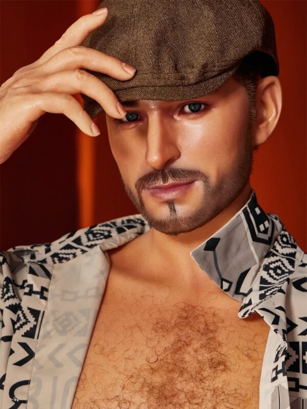 F237-170cm/5ft7-38kg George Femboy Retro Photographer Silicone Male Body Sex Doll |Irontech Doll - Image 8