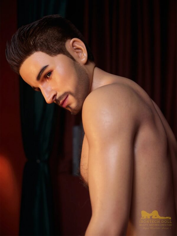 F237-170cm/5ft7-38kg George Femboy Retro Photographer Silicone Male Body Sex Doll |Irontech Doll - Image 16