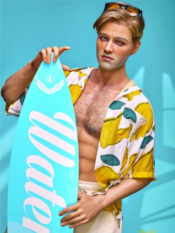 F235-176cm/5ft9-40kg Femboy Surf boy Silicone Male Sex Doll |Irontech Doll - Image 8