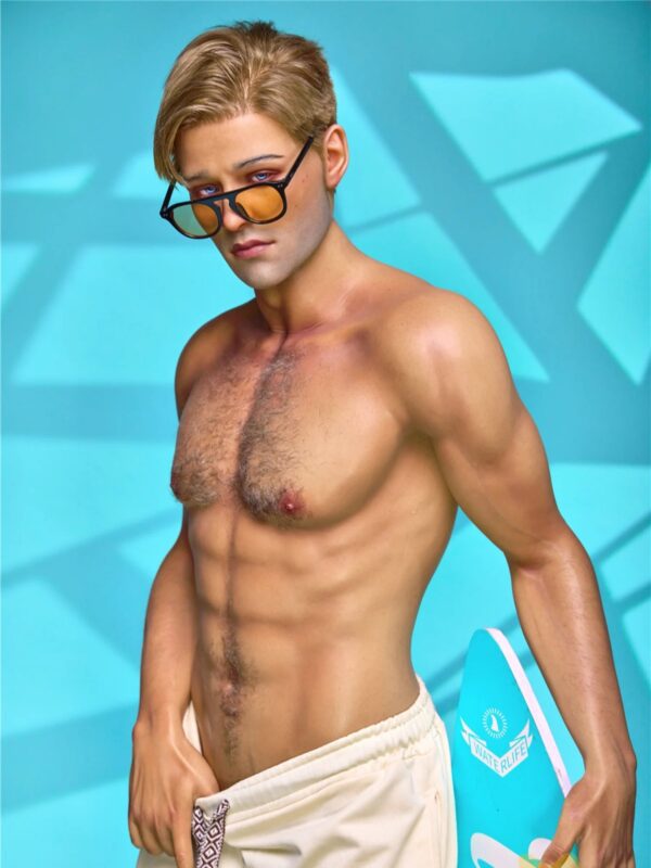 F235-176cm/5ft9-40kg Femboy Surf boy Silicone Male Sex Doll |Irontech Doll - Image 10
