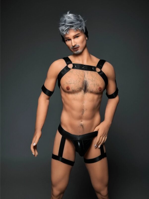F4551-175cm/5ft8-50kg Kevin Mature Power Guy TPE Male Sex Dolla- Irontech Doll - Image 5