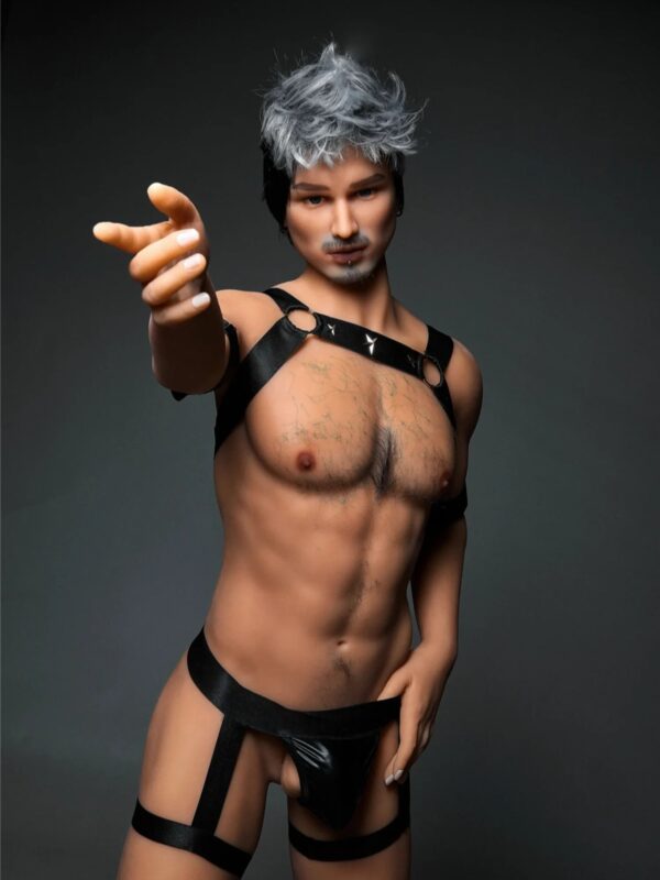 F4551-175cm/5ft8-50kg Kevin Mature Power Guy TPE Male Sex Dolla- Irontech Doll - Image 4