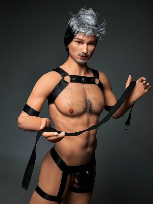 F4551-175cm/5ft8-50kg Kevin Mature Power Guy TPE Male Sex Dolla- Irontech Doll - Image 3
