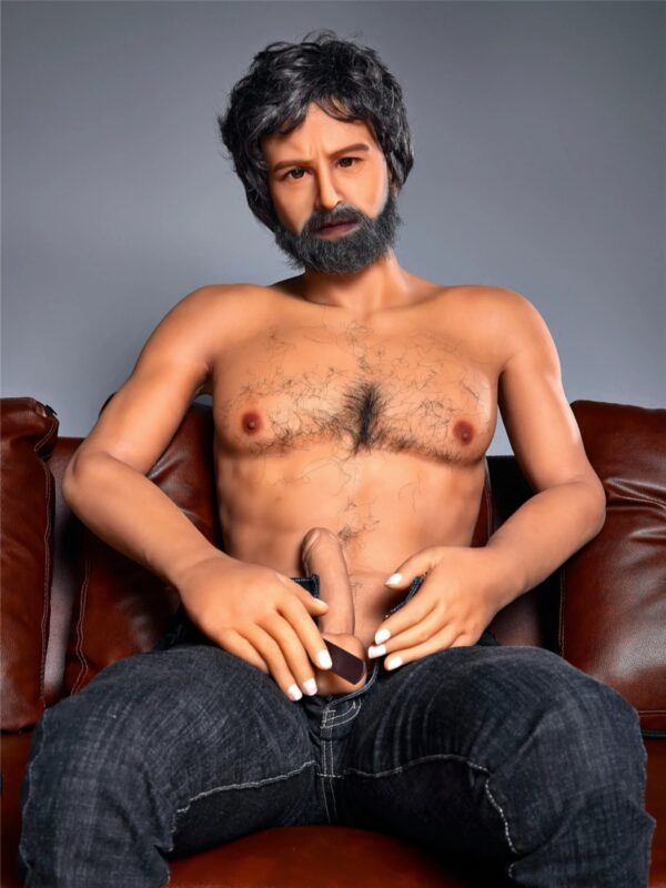 F4552-175cm/5ft8-50kg William Mature Power Guy TPE Male Sex Doll - Irontech Doll - Image 4