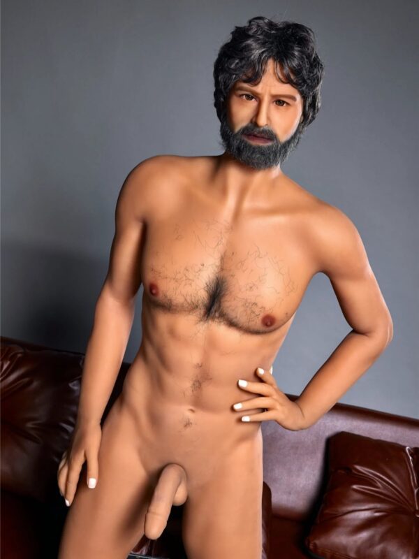 F4552-175cm/5ft8-50kg William Mature Power Guy TPE Male Sex Doll - Irontech Doll - Image 2