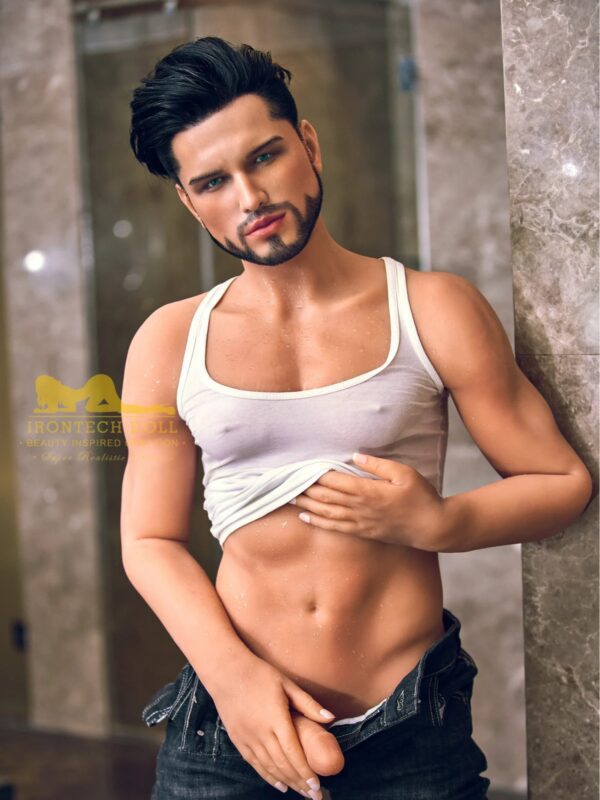 F4572-162cm(5ft3)-49kg Kevin TPE Body Femboy toy masturbator Male And Female Sex Dolls -Irontech Doll - Image 3