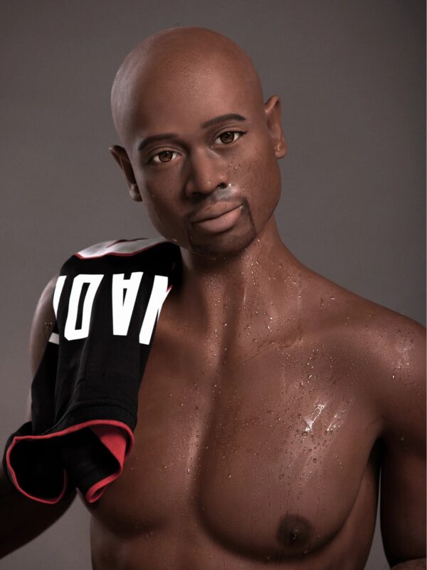 F125-175CM/5ft8-50kg Fashion Bald Guy TPE Real Life Male Sex Doll | Irontech Doll - Image 5