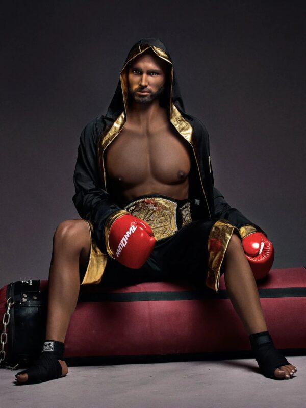 F126-175CM/5ft8-50kg Eisen Mature Power Guy TPE Best Black Male Sex Doll - Irontech Doll - Image 11