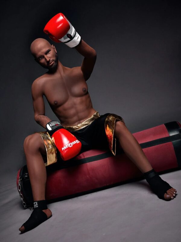 F126-175CM/5ft8-50kg Eisen Mature Power Guy TPE Best Black Male Sex Doll - Irontech Doll - Image 9