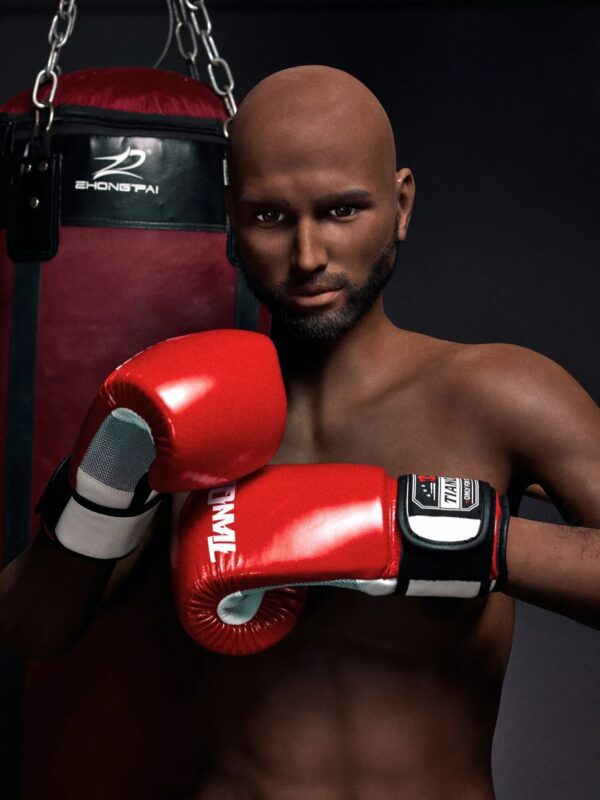 F126-175CM/5ft8-50kg Eisen Mature Power Guy TPE Best Black Male Sex Doll - Irontech Doll - Image 4