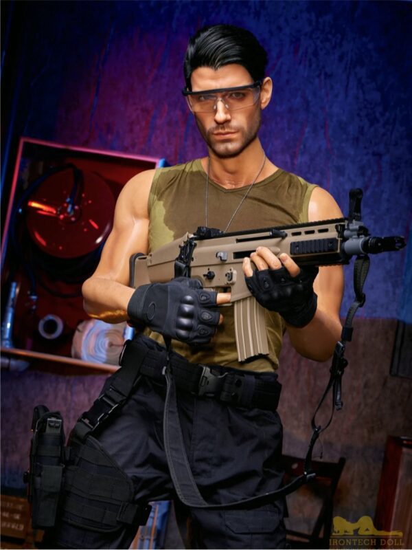 F4550-176cm-40kg Thomas Strong Femboy Silicone Most Realistic Male Sex Doll -Irontech Doll - Image 6