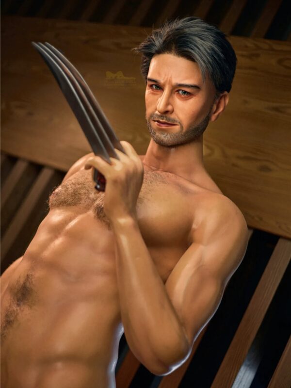 F119-176cm/ 5ft9-40kg Finnegan Superhero With Abs Femboy Silicone Male Sex Doll -Irontech Doll - Image 15