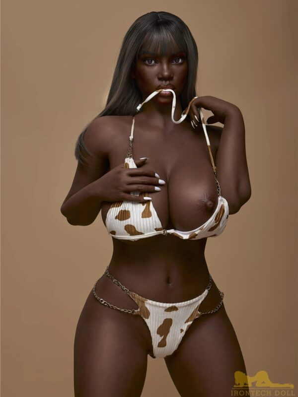 F1308-160cm I Cup Penny Biggest Ebony Black BBW Sex Dolls｜Irontech Doll - Image 12
