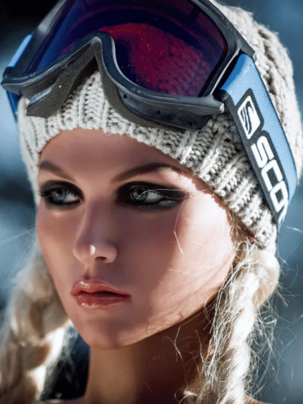 F1668-158cm(5f2)-31.25kg C Cup Small Breast Skiing Girl  TPE Sex Doll | Aibei Doll - Image 8