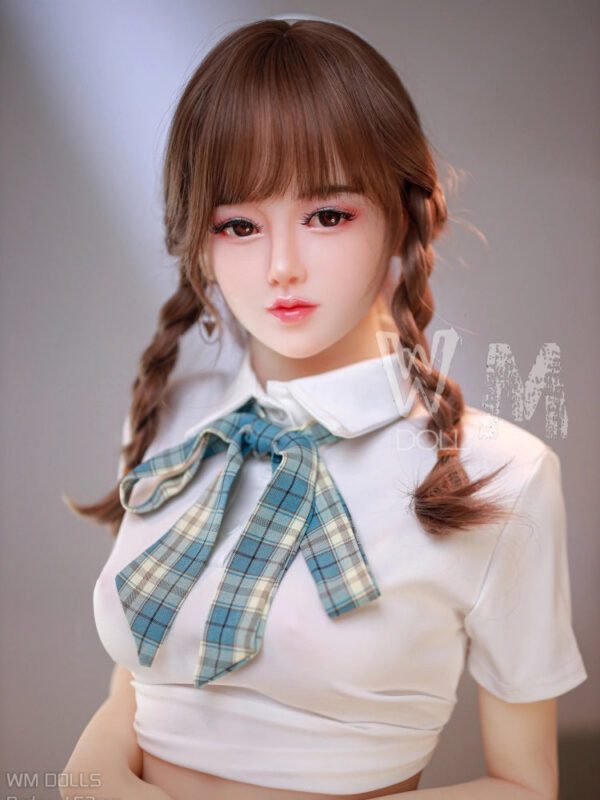 F4337-153cm(5.1ft)-32kg B Cup TPE Realistic Japanese Cute Teen Sex Doll– Authentic Uniformed Love Doll丨WM Doll - Image 5