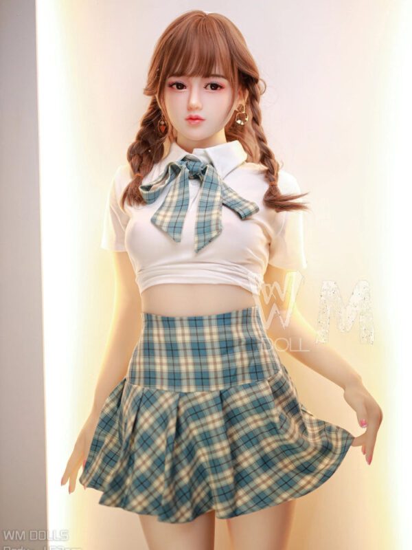 F4337-153cm(5.1ft)-32kg B Cup TPE Realistic Japanese Cute Teen Sex Doll– Authentic Uniformed Love Doll丨WM Doll - Image 6