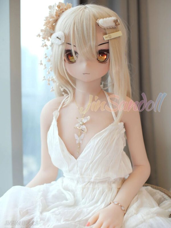 F4246- 150cm(4.9ft)-25kg  A Cup Flat Chest Anime TPE Hentai Sex Doll丨WM Doll - Image 2