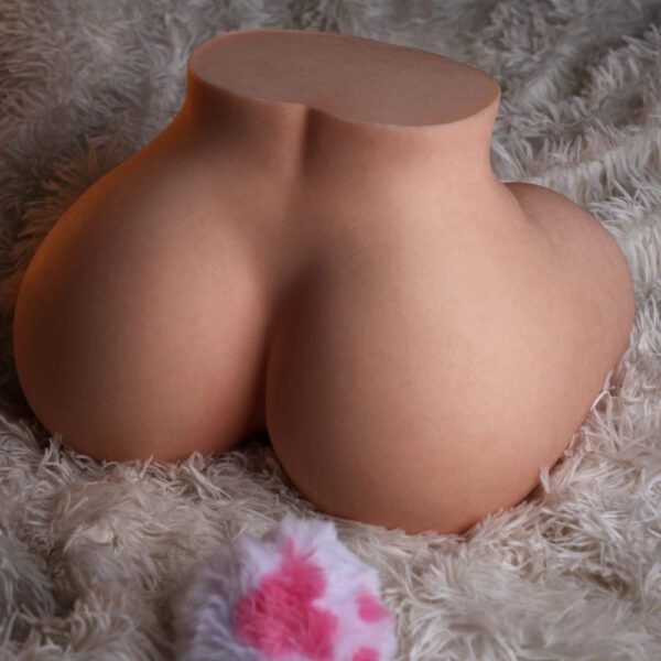 A433-16.54LB Lucy Silicone Realistic Pussy BBW Mini Sex Doll Bubble Butt Hip Toy| LoveNestle - Image 5