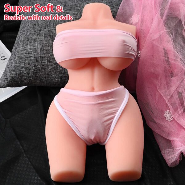 T342-7lb Anika Real Texture Sex Doll Torso - Image 3