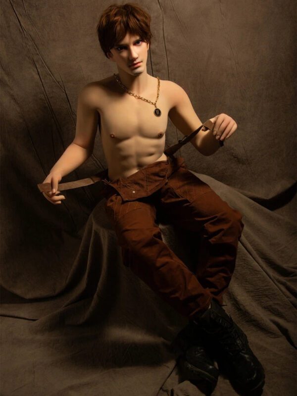 F113-175cm-58kg Gavin Melancholic uncle Femboy Male Sex Doll-qita doll - Image 8