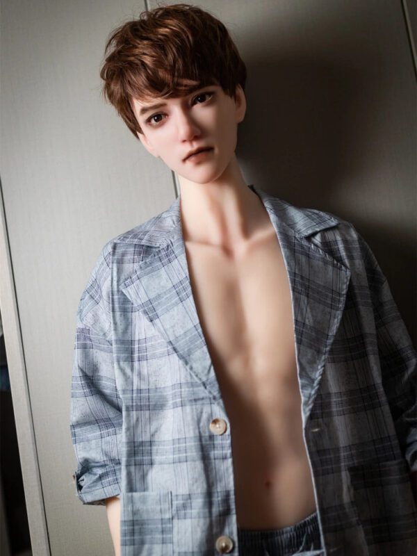 F111- 165cm-37kg Freddy K-Pop Style Man Femboy Toy Masturbator Realistic Life-Size Androgynous Sex Doll | Qita Doll - Image 5