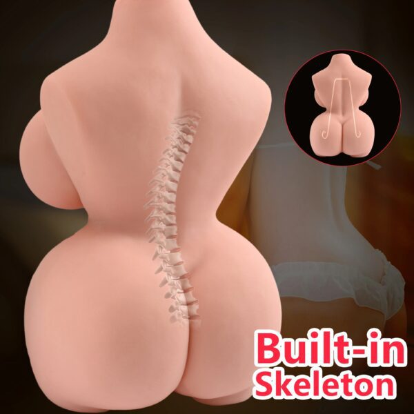 T341-17.6lb Hot Lady Real Texture Sex Doll Torso with Full Buttocks - Image 4