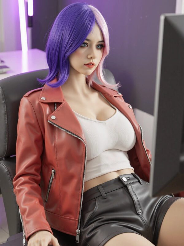 F4913-159cm(5f2)-52kg O Cup Realistic Silicone Head BBW Booty Sex Doll  | Aibei Doll - Image 10