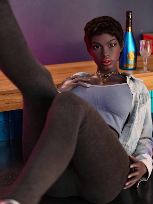 F532-174cm Black G Cup Silicone Sex Doll｜Starpery Doll - Image 13