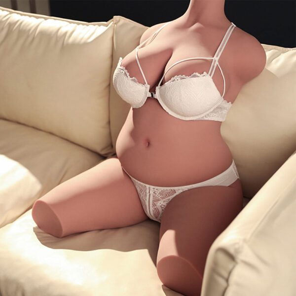 T8(62lb) Black-Luxury Lifesize Sex Doll Torso BBW