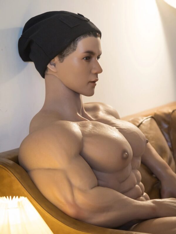 F4617-180cm/5ft11-58kg Femboy Full Size Sex With Silicone Male Sex Doll | Qita doll - Image 9