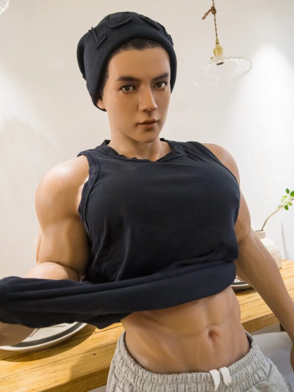 F4617-180cm/5ft11-58kg Femboy Full Size Sex With Silicone Male Sex Doll | Qita doll - Image 13