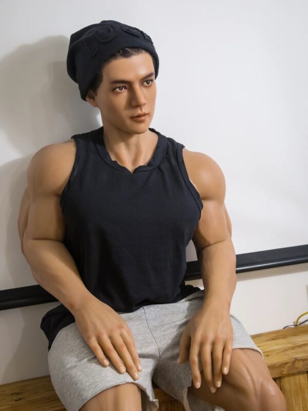 F4617-180cm/5ft11-58kg Femboy Full Size Sex With Silicone Male Sex Doll | Qita doll - Image 12