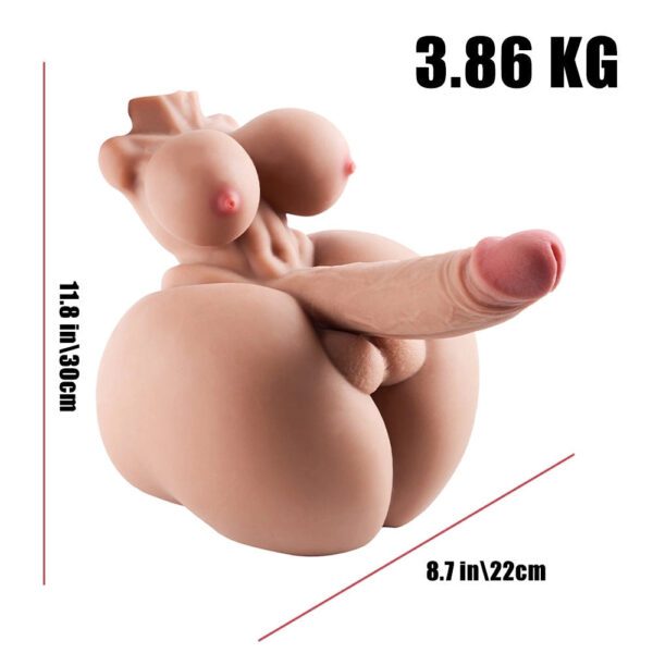 P91-8.51LB 5.91inch Dildo BBW Insertable Penis Hentai Femboy Best Male shemale fucks sex doll | MRL - Image 2