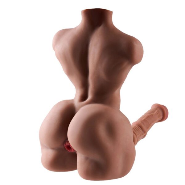 P88-9LB Centaur Black Torso Sex Doll With Horse Dildo Small Ebony Male Sex Dolls Torso | MRL - Image 5