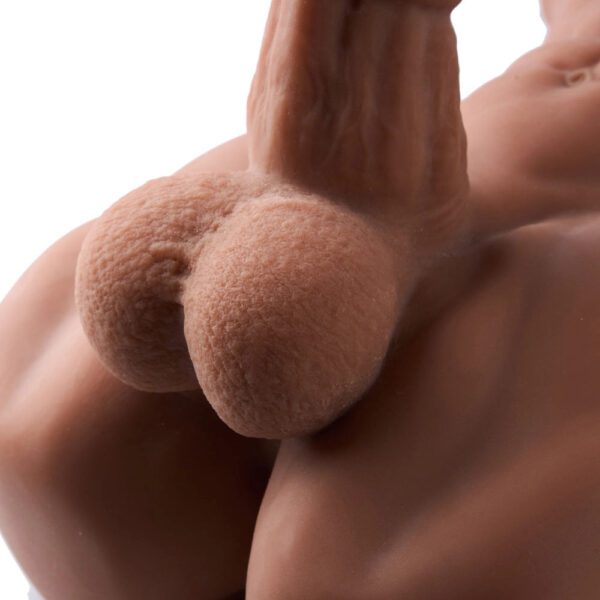 P88-9LB Centaur Black Torso Sex Doll With Horse Dildo Small Ebony Male Sex Dolls Torso | MRL - Image 12