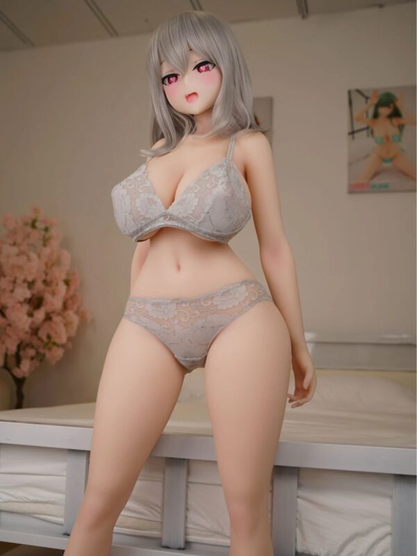 F5917-150cm(4ft9)-37.6kg Anna L Cup S-TPE Gel Filled Big Breasts Animes BBW Mini Hentai Sex Doll | IROKEBIJIN Doll - Image 11
