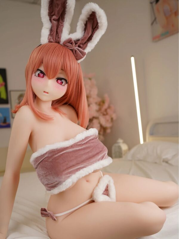 F5918-150cm(4ft9)-37.6kg Akane L Cup S-TPE Gel Filled Big Breasts Animes BBW Mini Hentai Sex Doll | IROKEBIJIN Doll - Image 4