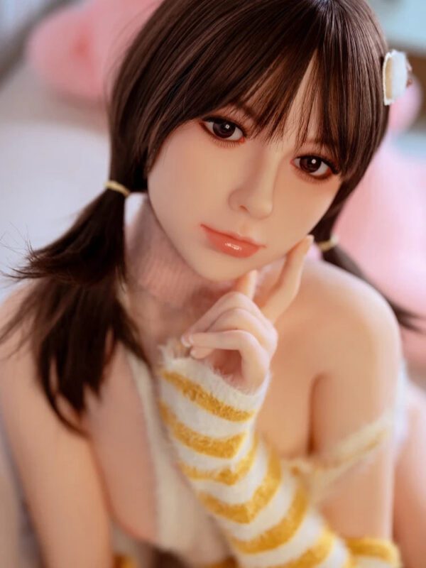 F2233-150cm/4ft9 A Cup Ultra-Realistic Mini TPE Sex Doll – Petite Body with Lifelike Features |SY Doll - Image 7
