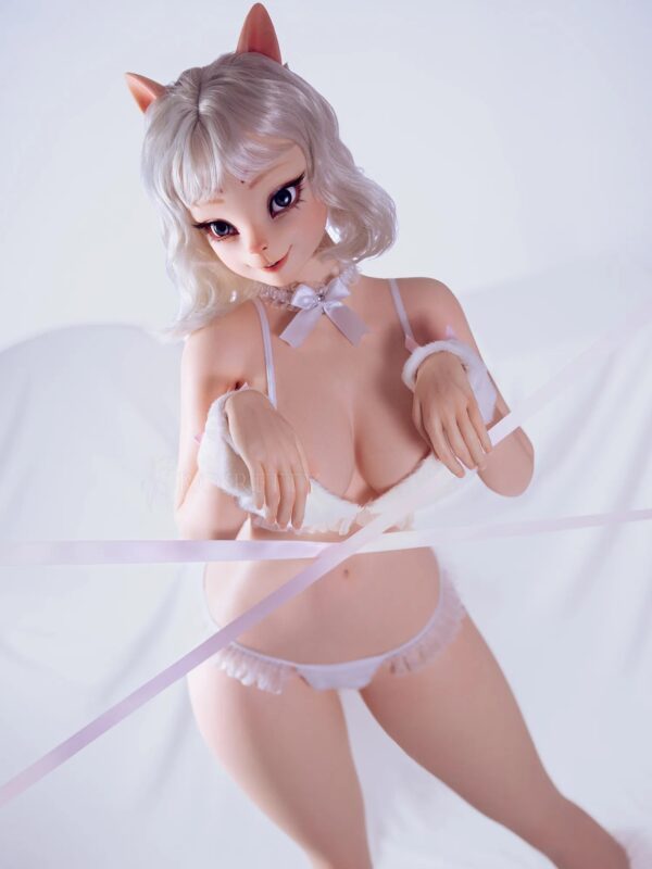 F4810- 164cm(5.4ft)/36kg D Cup S32# Cat Face Silicone Anime Hentai Sex Doll 【In Stock】丨Rosretty Doll - Image 10