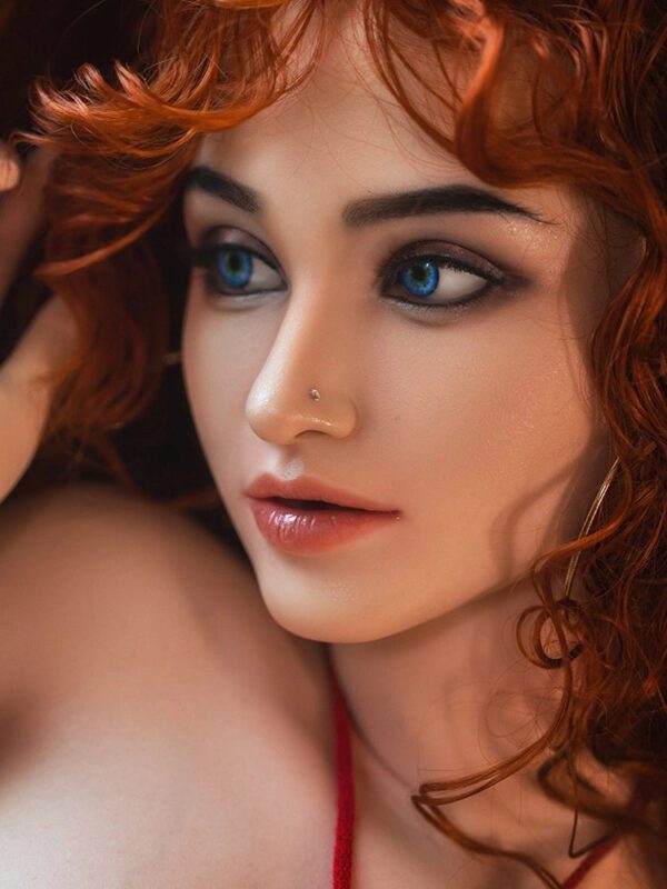 F2339-156cm/5ft1  F Cup Big Breast ROS Movable Jaw Full Silicone Sex Doll |SY Doll - Image 5