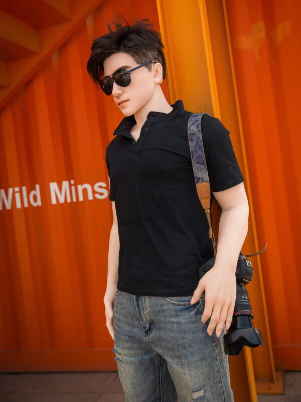 F4615-177cm/5ft10-55kg Femboy Full Size Sex With Silicone Male Sex Doll | Qita doll - Image 5