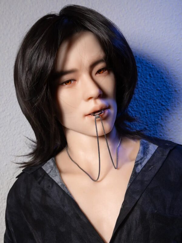 F4614-177cm/5ft10-55kg Femboy Full Size Sex With Silicone Male Sex Doll | Qita doll - Image 8