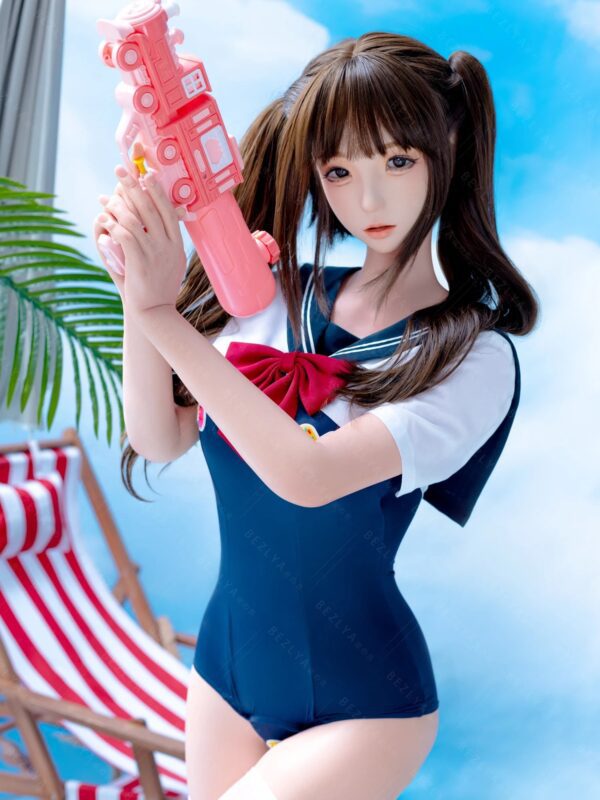 F7123-159cm(5.3ft)-31.5kg 2.2cf B Cup ROS Silicone Asian Adult Chinese flat chest Anime Sex Doll【ChunMoMo】｜Bezlya Doll - Image 8