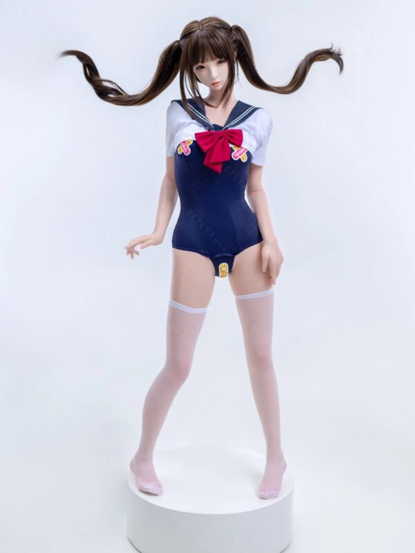 F7123-159cm(5.3ft)-31.5kg 2.2cf B Cup ROS Silicone Asian Adult Chinese flat chest Anime Sex Doll【ChunMoMo】｜Bezlya Doll - Image 12