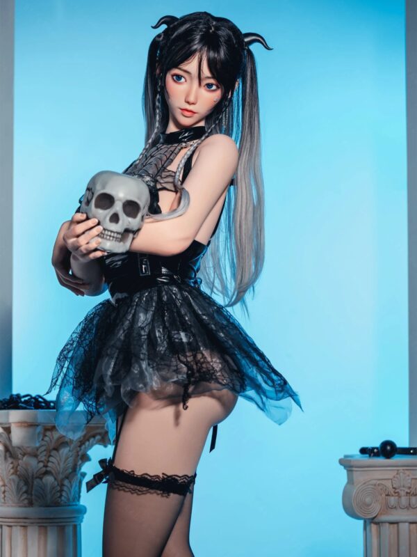 F7132-163cm(5.4ft)-35kg 2.1 B Cup Asian Real TPE body+silicon head flat chest Chinese Sex Doll｜Bezlya Doll - Image 16