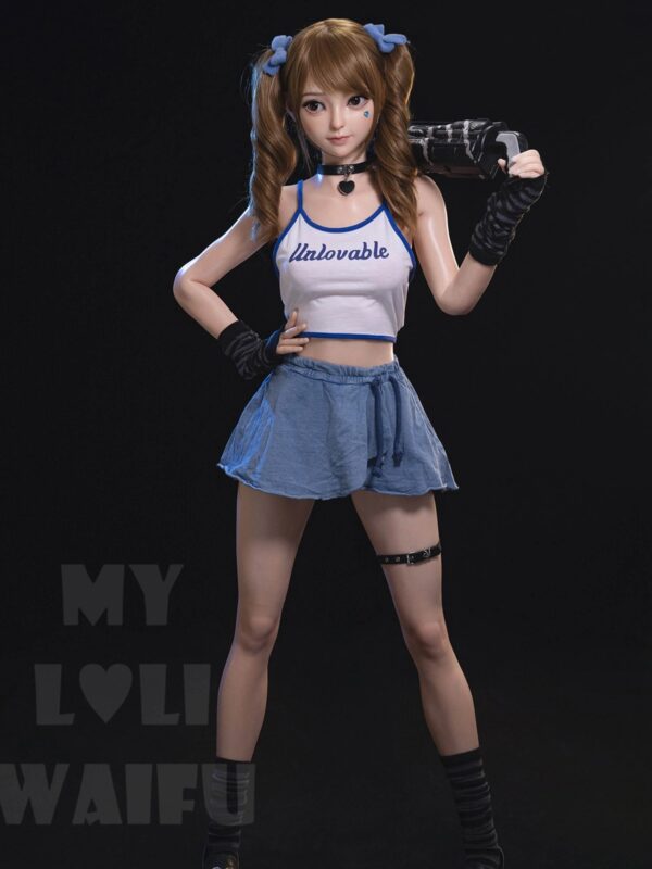 F7039—150cm/4ft9(27kg) B Cup Ali ROS Anime Silicone  Asian Sex Doll Gel Breasts|MLW Doll